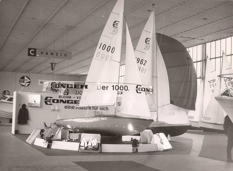 Vorstellung des 1000en Congers auf der Hamburger Bootsausstellung 1968